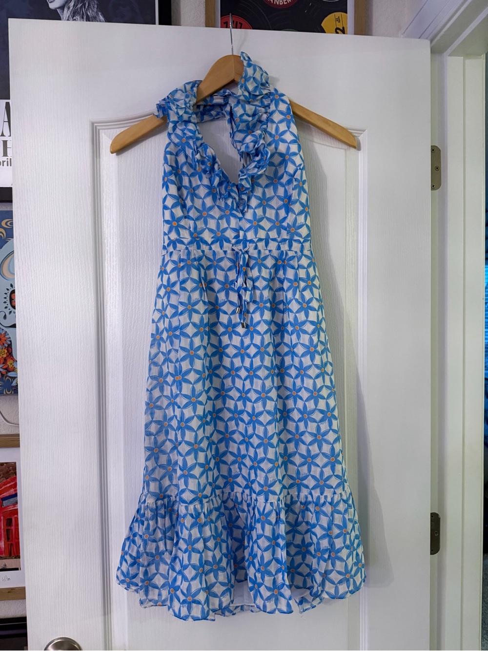 Lilly Pulitzer Blue Halter Dress 4
